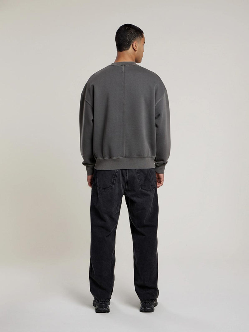AEDEN Vaelio sweater dark shadow grey