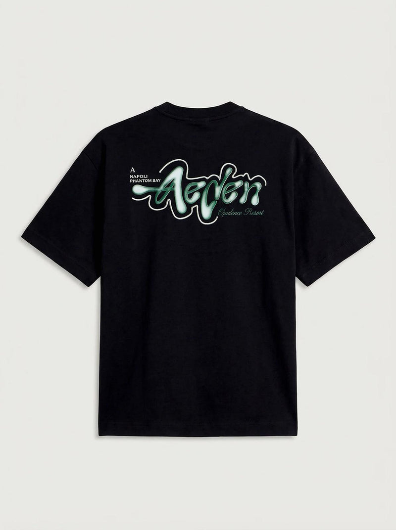 AEDEN Worrel tee black