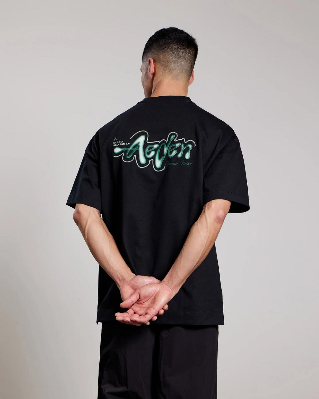 AEDEN Worrel tee black