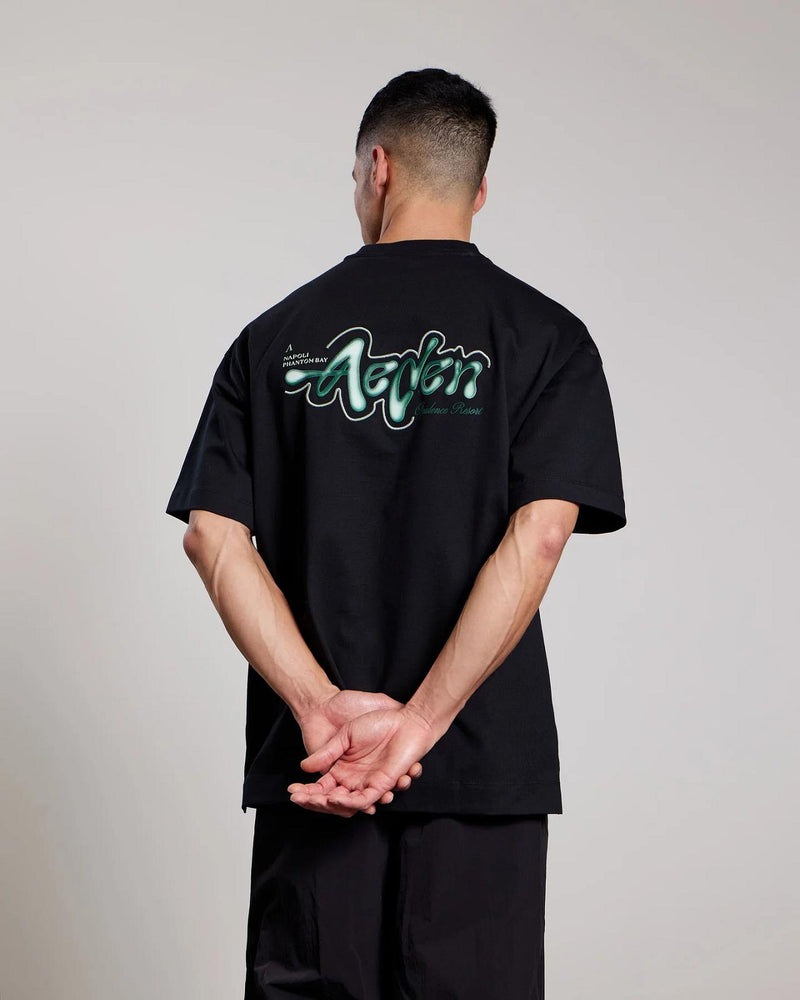 AEDEN Worrel tee black