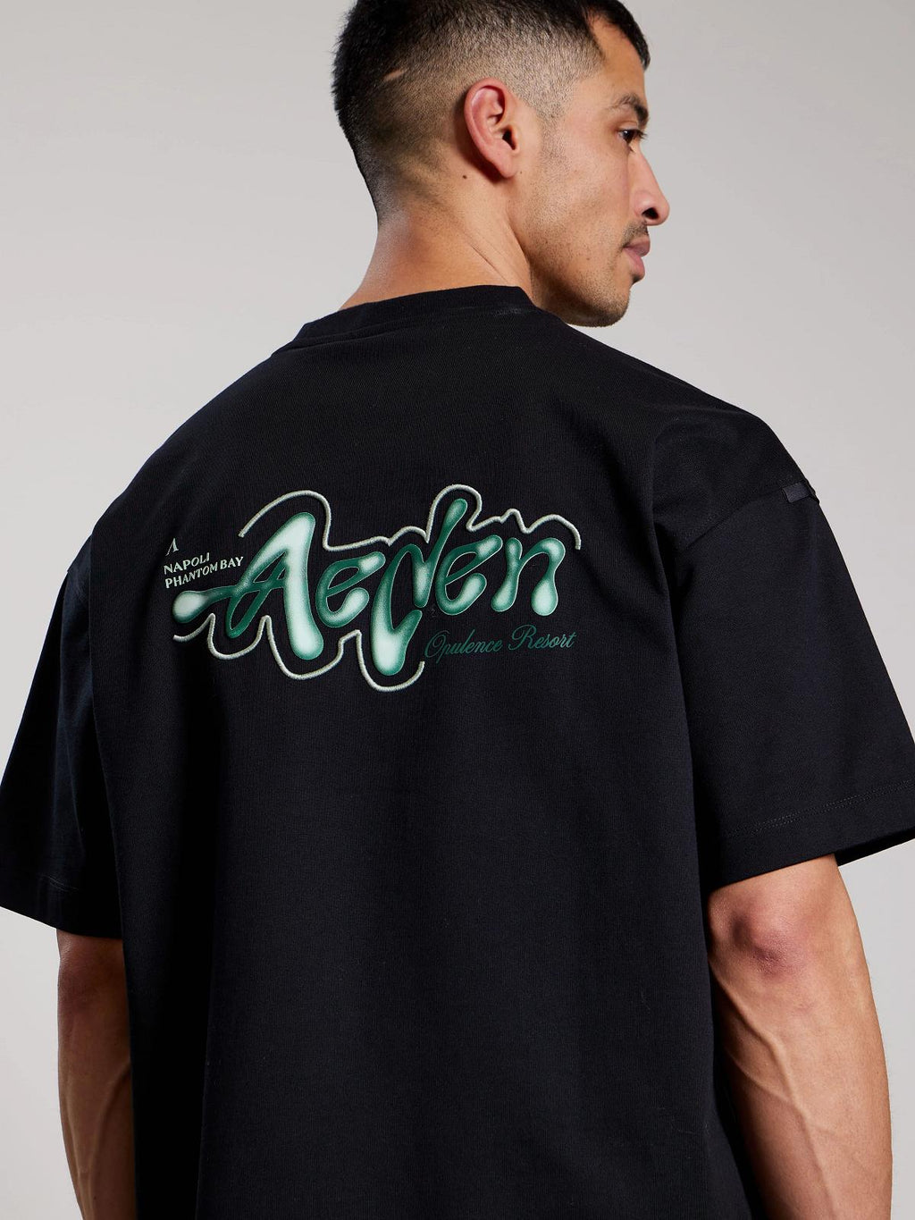 AEDEN Worrel tee black