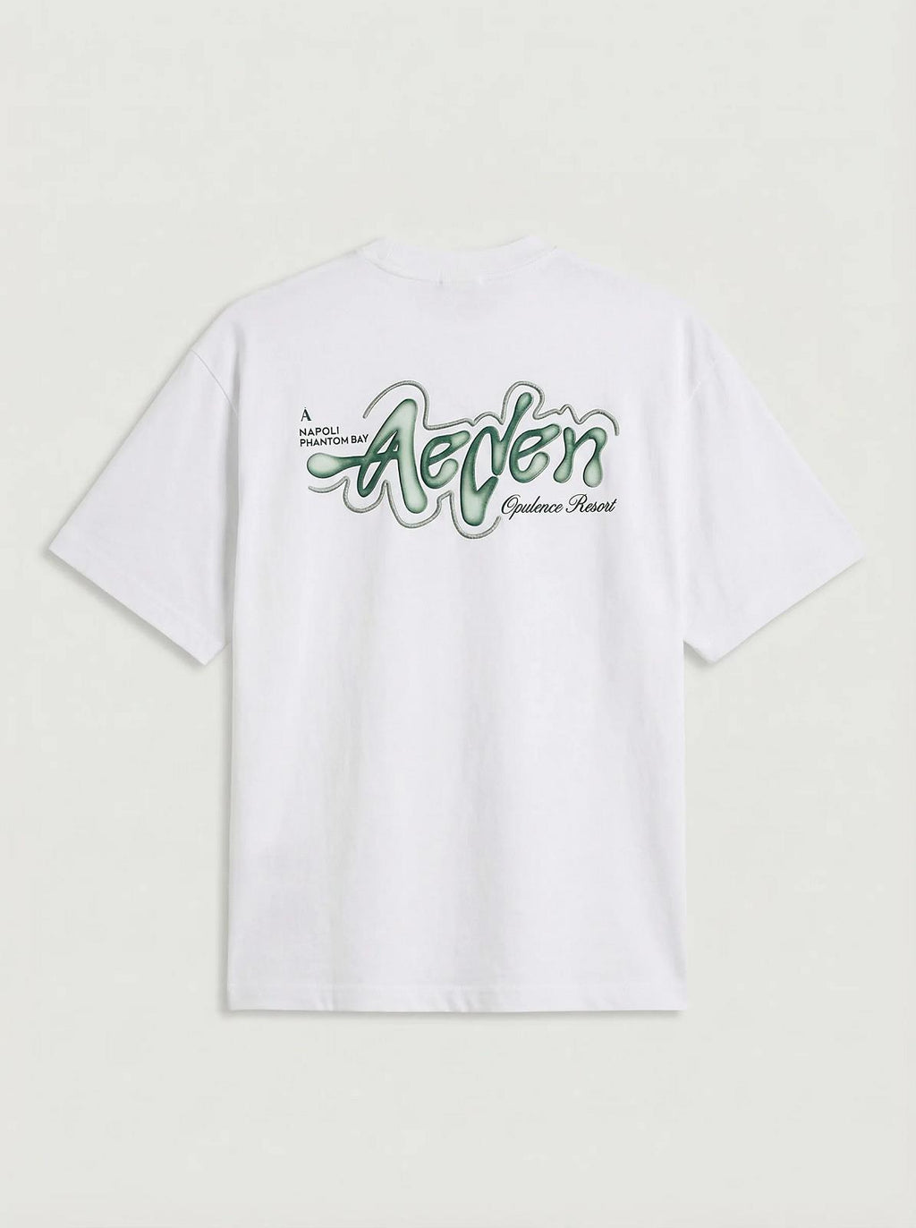 AEDEN Worrel tee off white