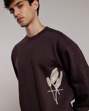 AEDEN Yves sweater ganache