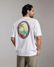 AEDEN Zaviano tee off white