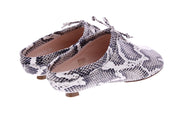 AGL Abe easy mules fog snake print