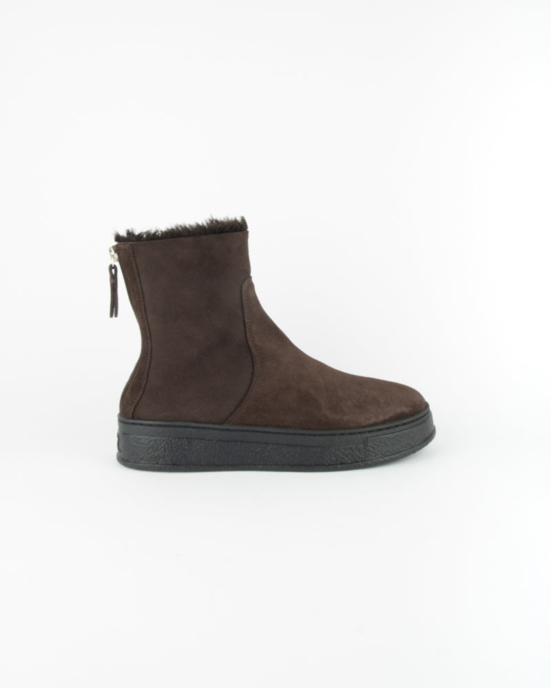 AGL Giuly warm ankle boots dark brown