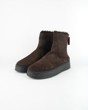 AGL Giuly warm ankle boots dark brown