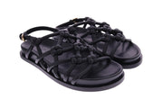 AGL Summer knots sandals black