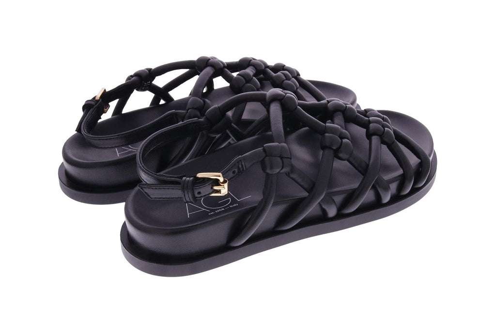 AGL Summer knots sandals black