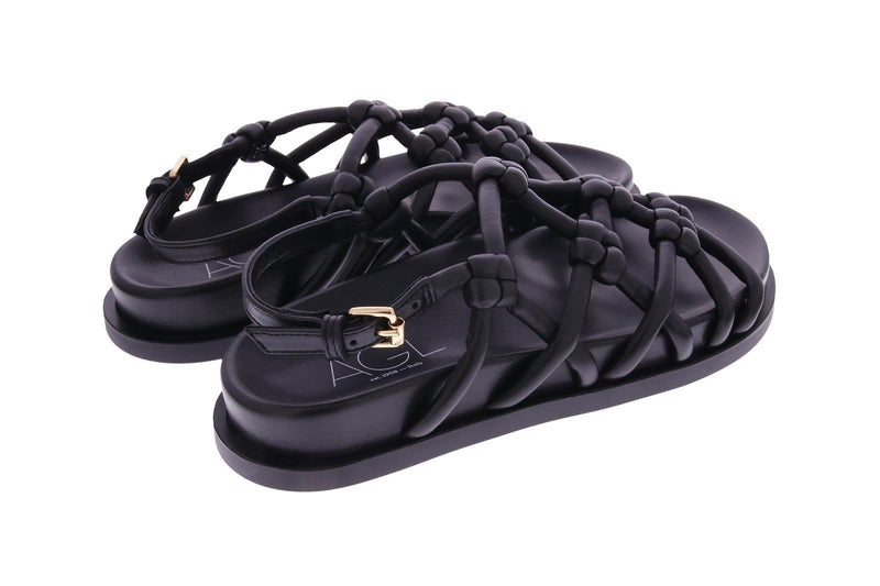 AGL Summer knots sandals black