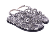 AGL Summer knots sandals fog snake print