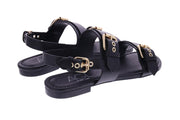 AGL Summer multi buckles sandals black