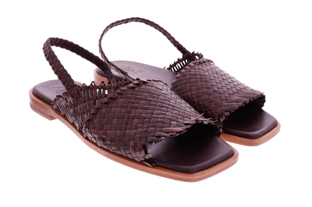 ALLAN K Wallis sandals brown