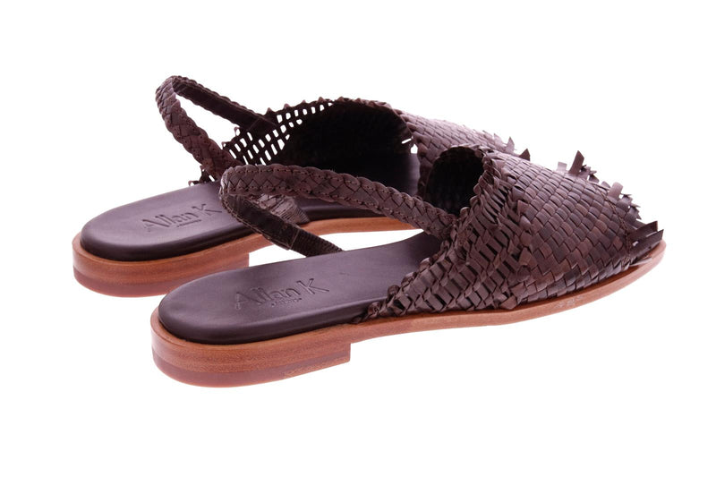 ALLAN K Wallis sandals brown