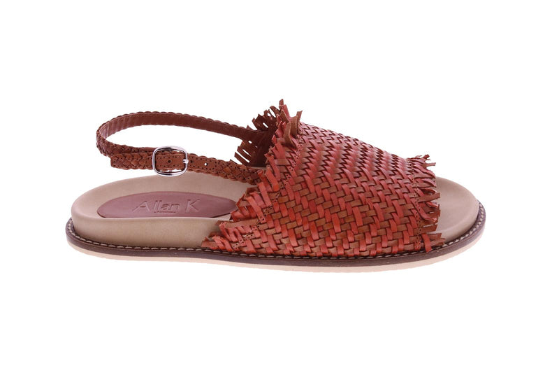 ALLAN K Wasabi sandals tangerine