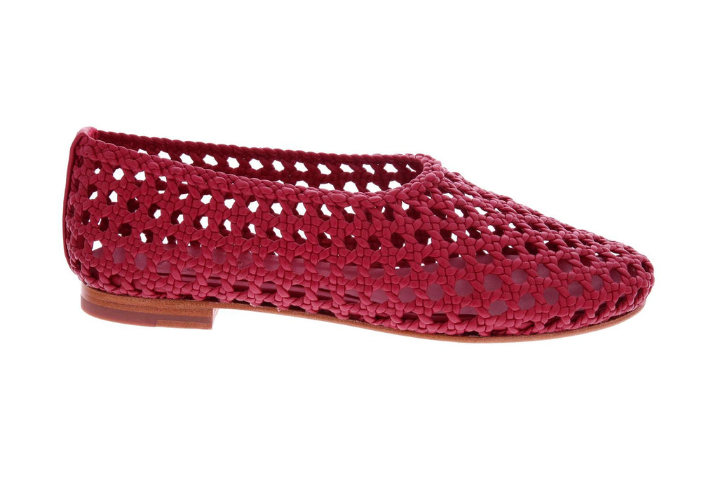 ALLAN K Willy loafers red