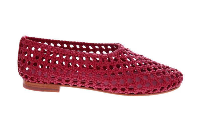 ALLAN K Willy loafers red