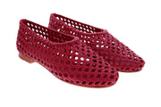 ALLAN K Willy loafers red