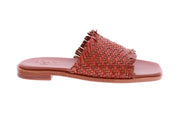 ALLAN K Wilma sandals tangerine