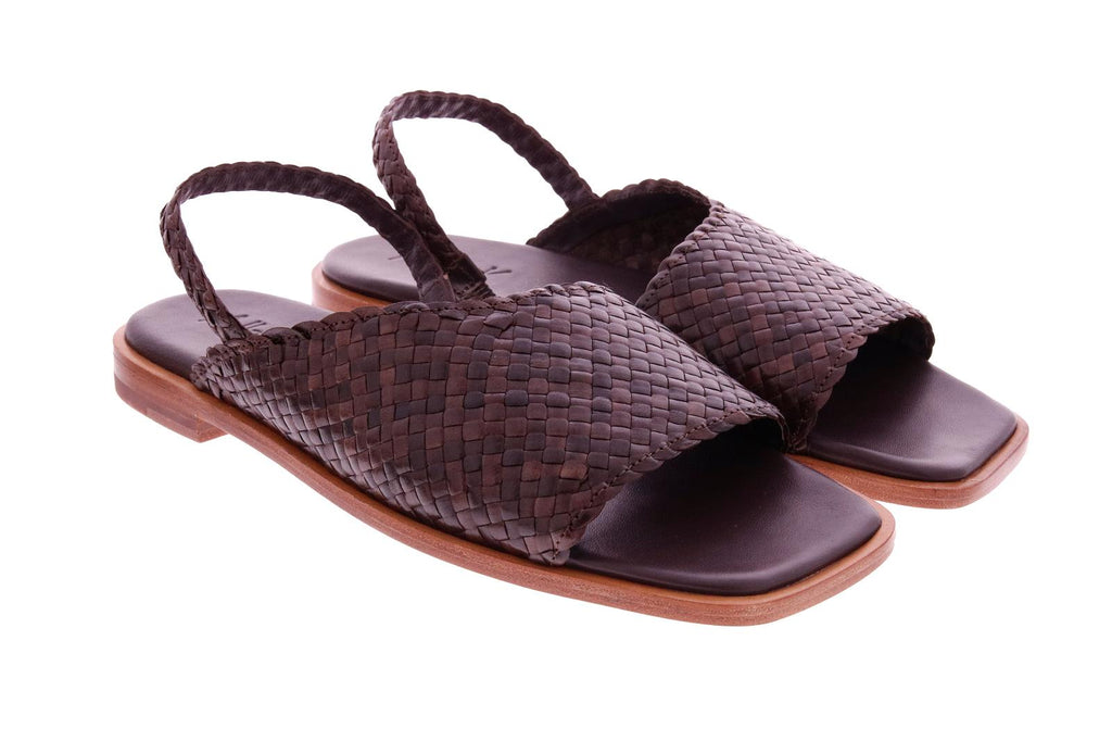 ALLAN K Winnie sandals brown