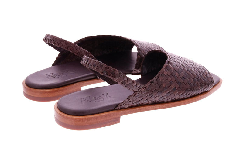 ALLAN K Winnie sandals brown