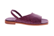 ALLAN K Winnie sandals wine