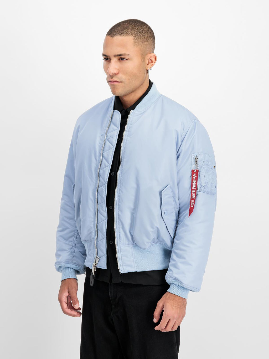 ALPHA INDUSTRIES MA-1 Heritage bomber jacket arctic blue