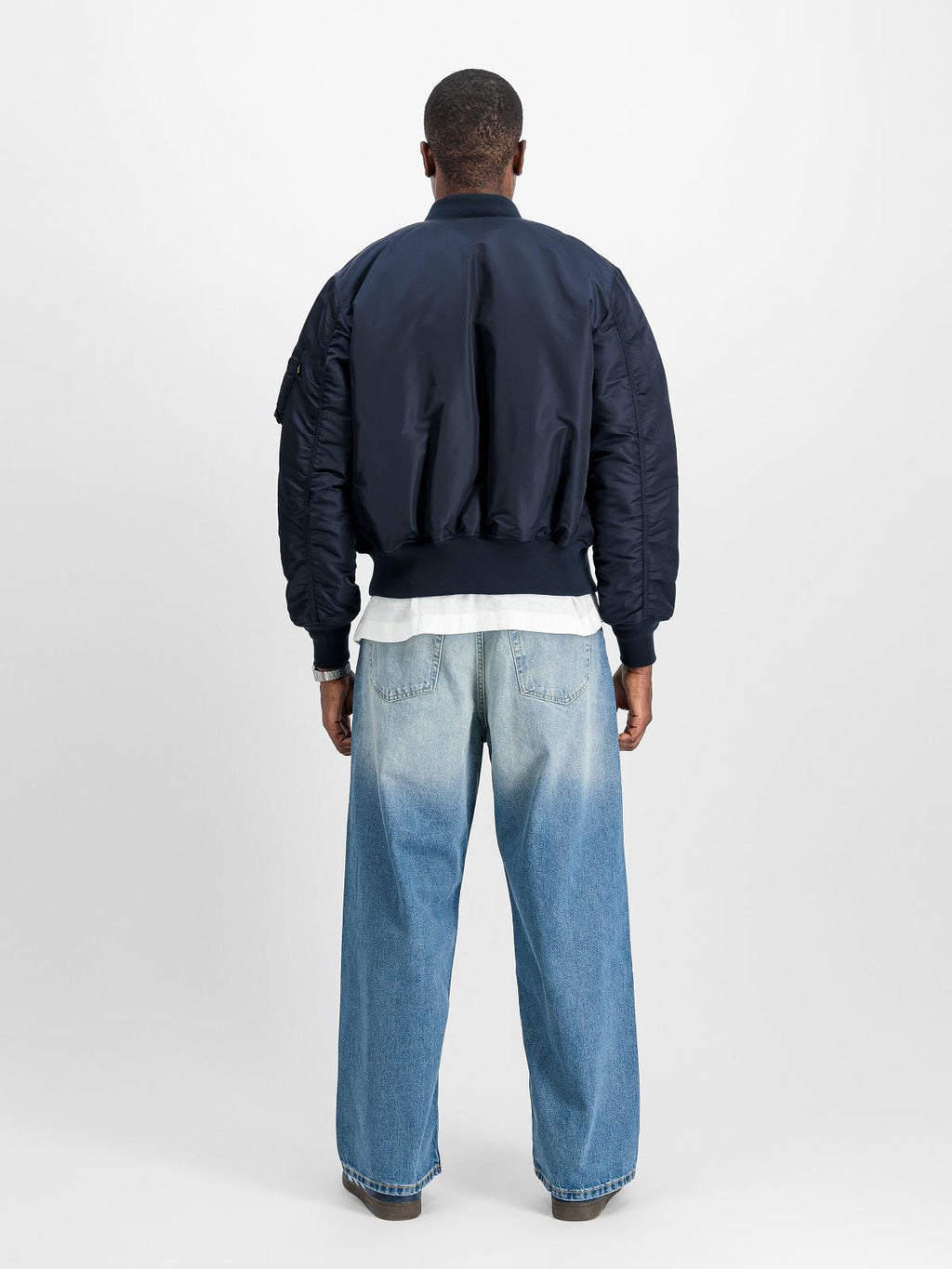 ALPHA INDUSTRIES MA-1 Heritage bomber jacket blue