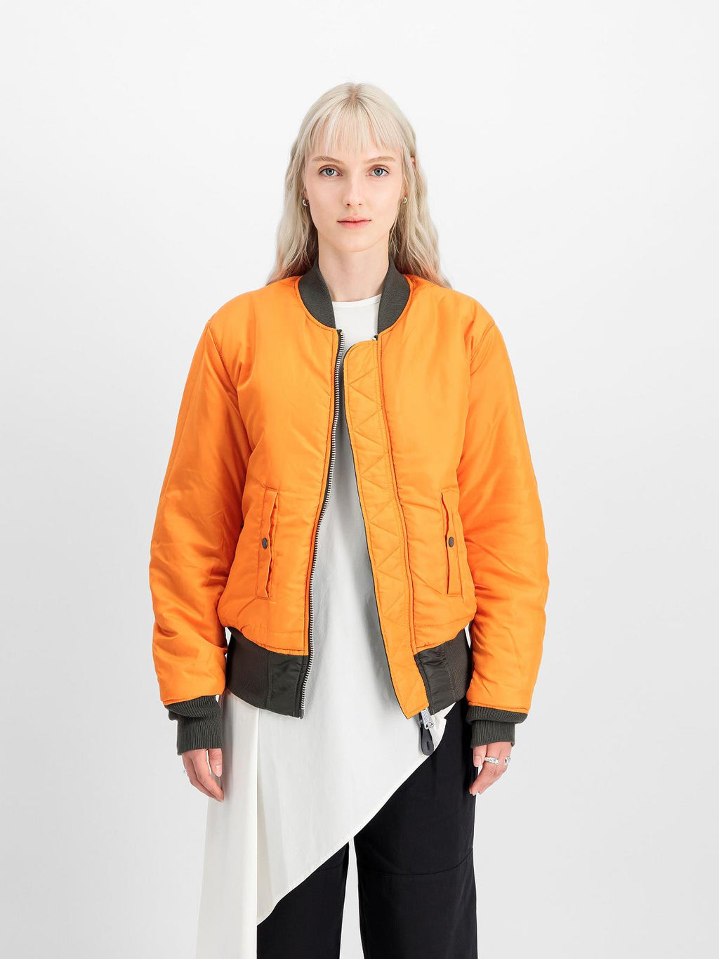 ALPHA INDUSTRIES MA-1 Heritage bomber jacket grey