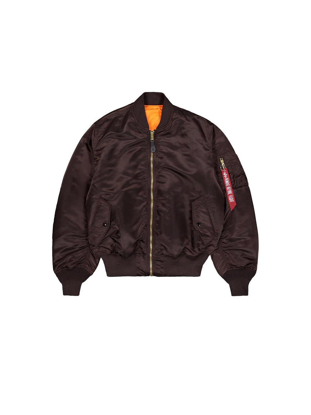 ALPHA INDUSTRIES Ma-1 heritage bomber jacket hunter brown