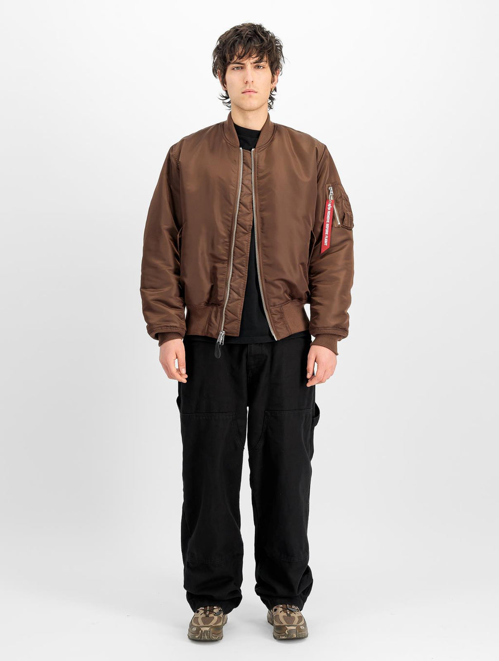 ALPHA INDUSTRIES MA-1 Heritage bomber jacket powder brown