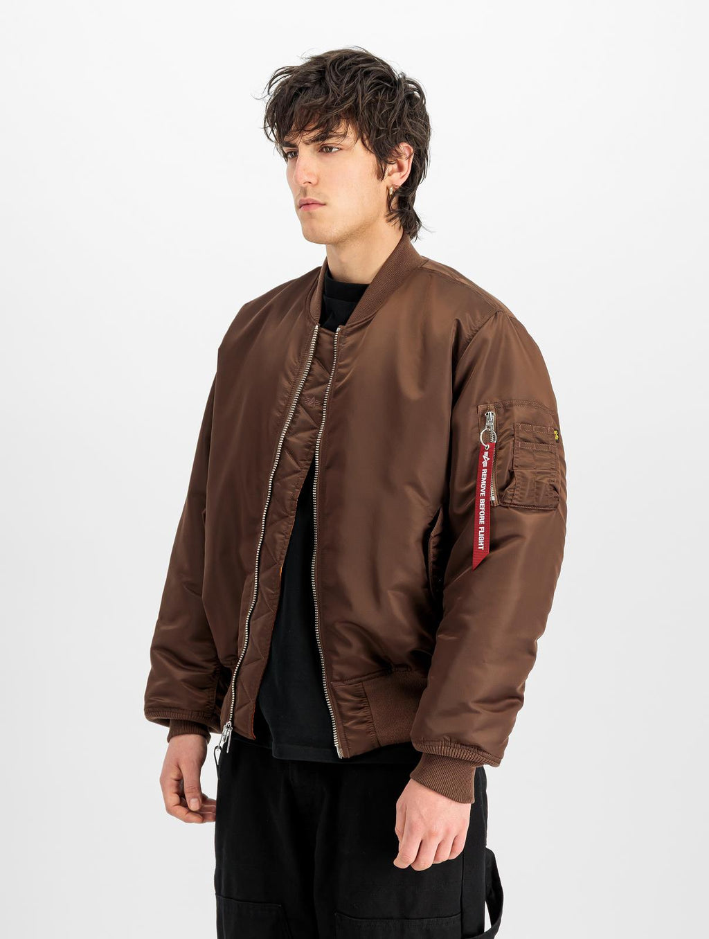 ALPHA INDUSTRIES MA-1 Heritage bomber jacket powder brown
