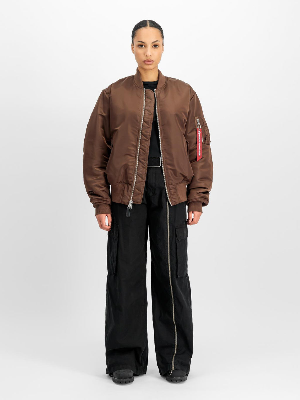 ALPHA INDUSTRIES MA-1 Heritage bomber jacket powder brown