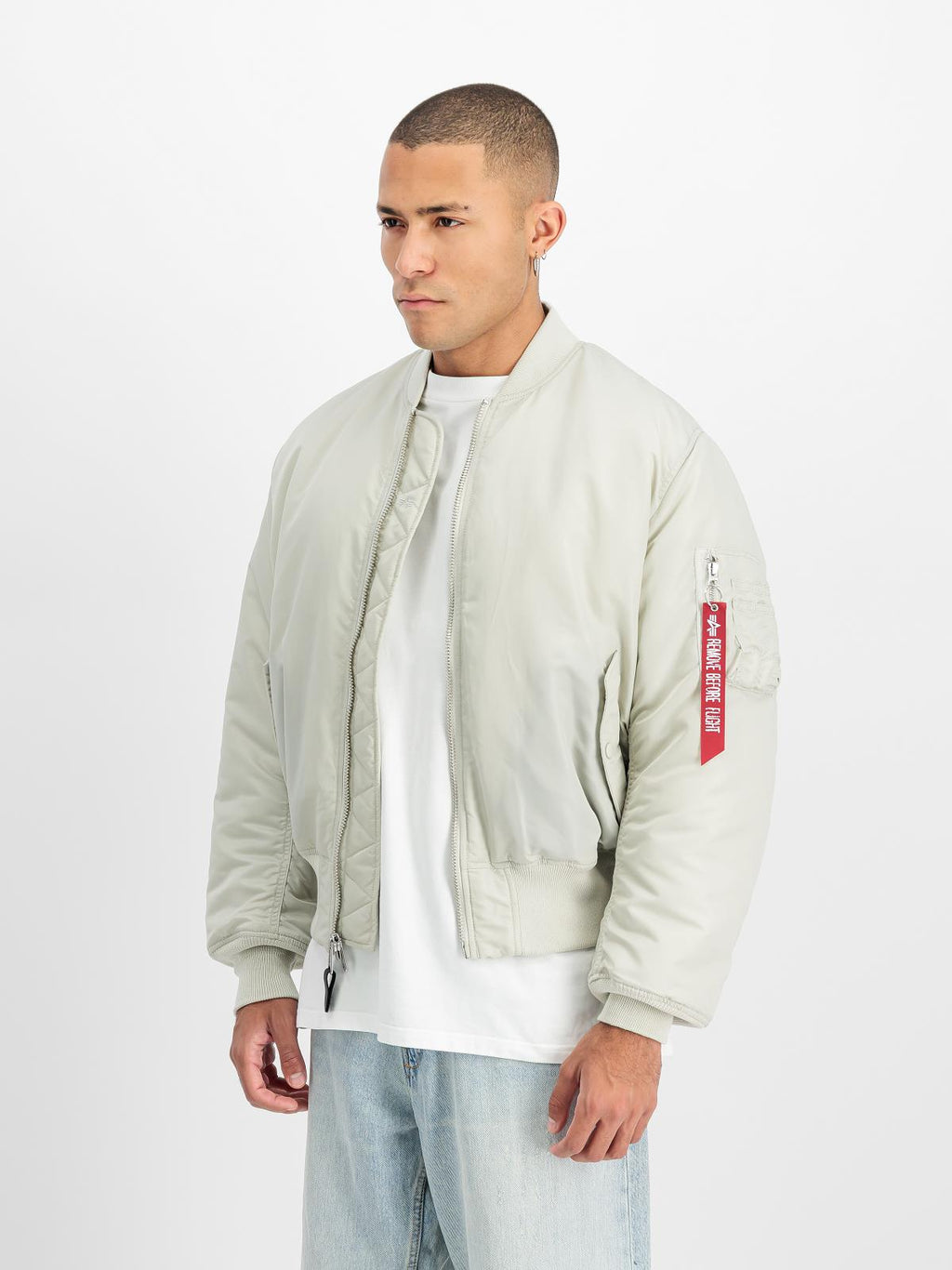 ALPHA INDUSTRIES MA-1 Heritage bomber jacket stone