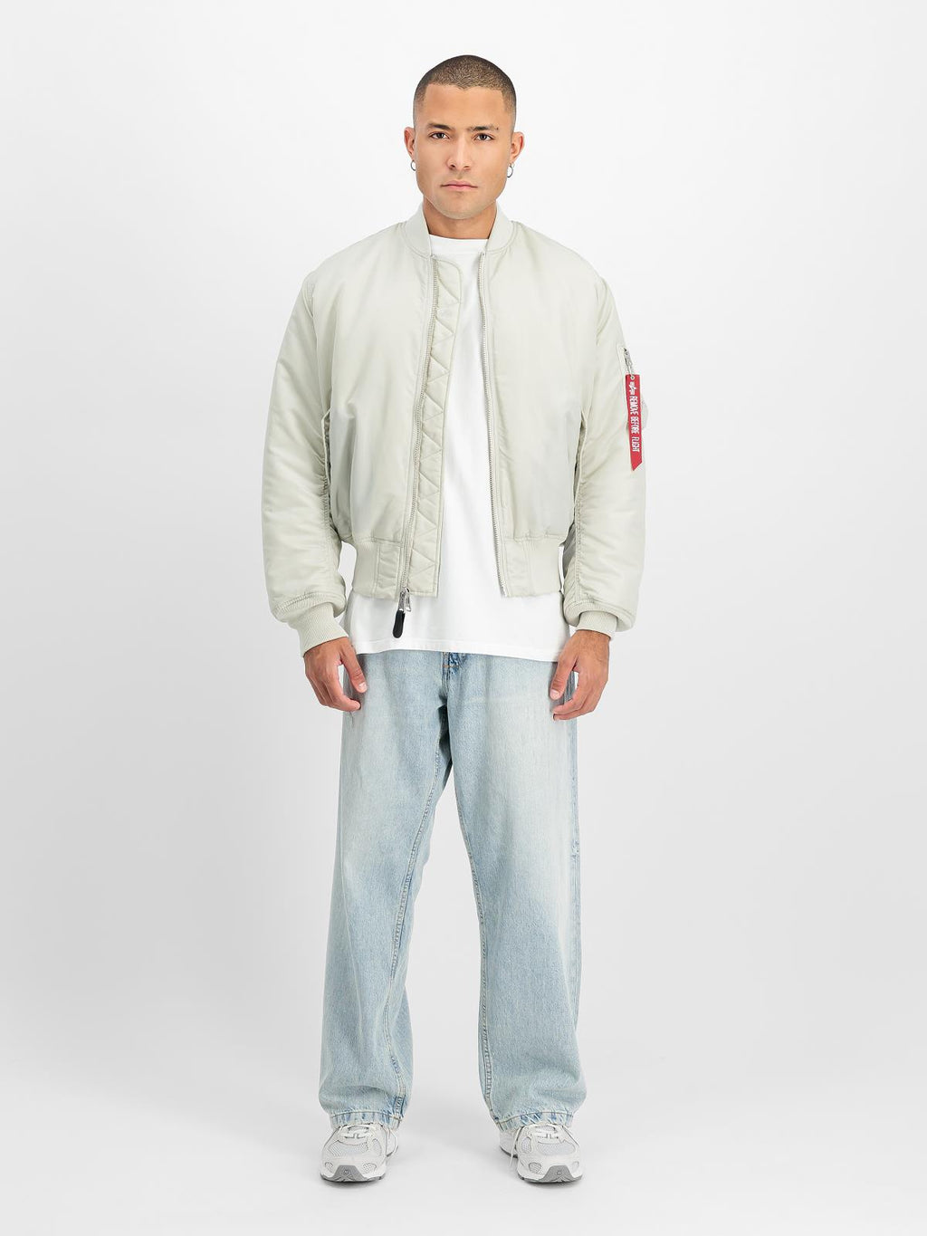 ALPHA INDUSTRIES MA-1 Heritage bomber jacket stone