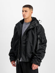 ALPHA INDUSTRIES N-2B Base UV bomber jacket black