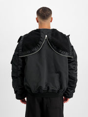 ALPHA INDUSTRIES N-2B Base UV bomber jacket black