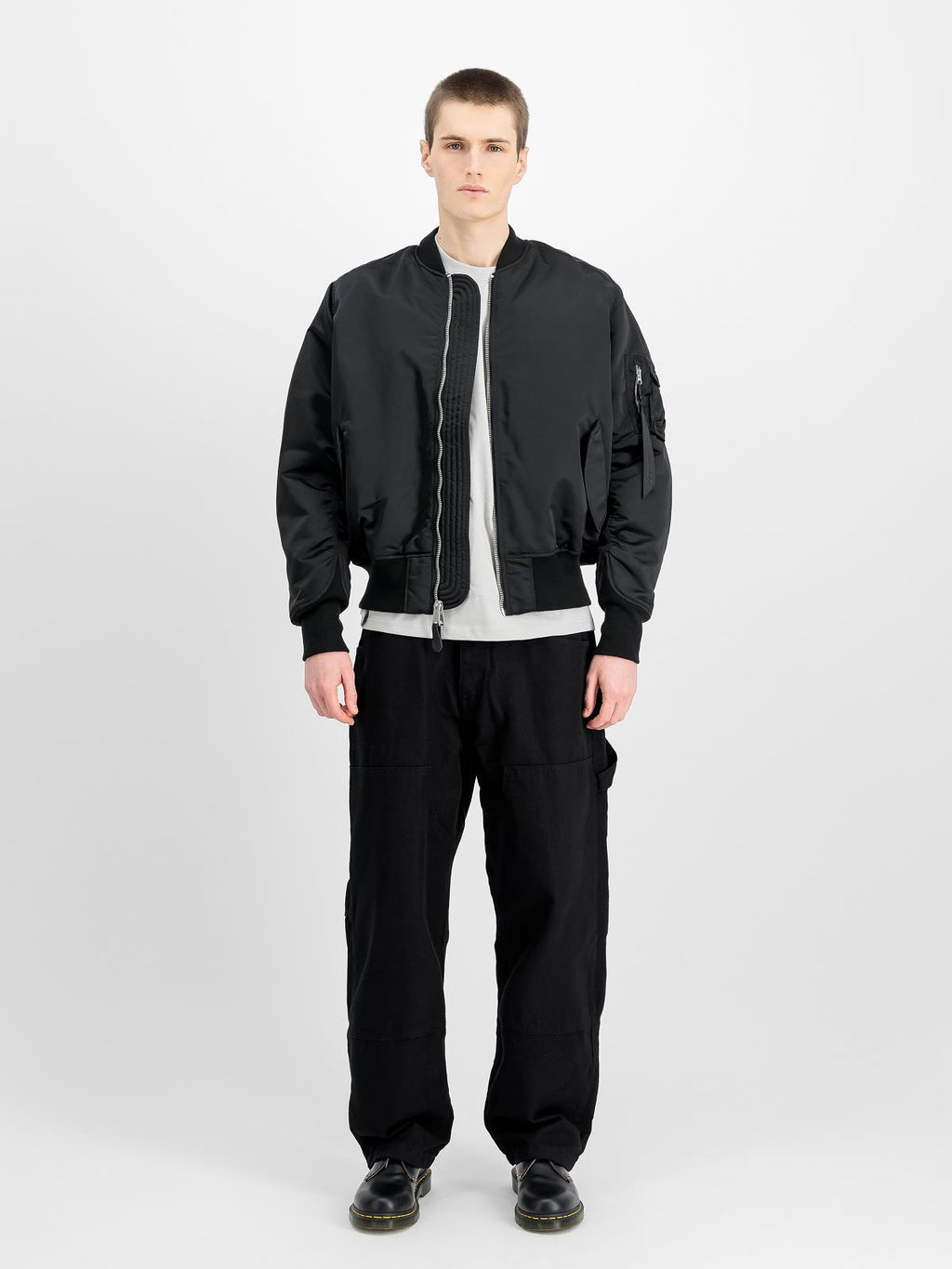 ALPHA INDUSTRIES UV MA-1 3M Flight jacket black