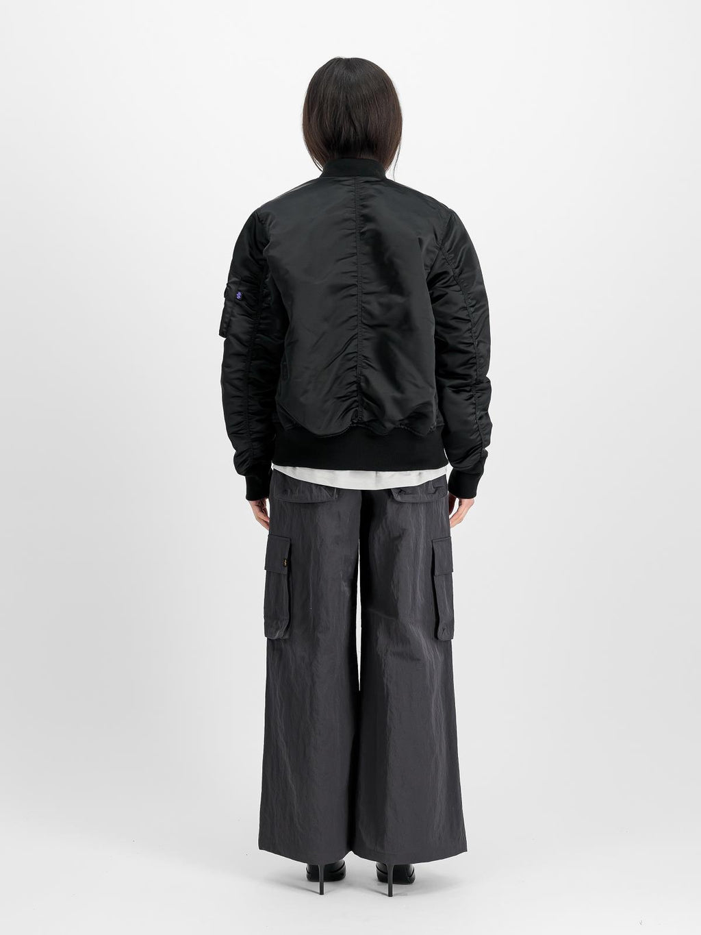 ALPHA INDUSTRIES UV MA-1 3M Flight jacket black