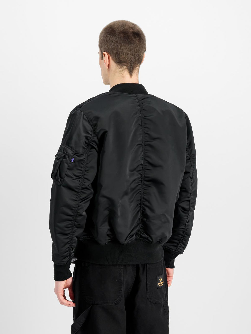 ALPHA INDUSTRIES UV MA-1 3M Flight jacket black