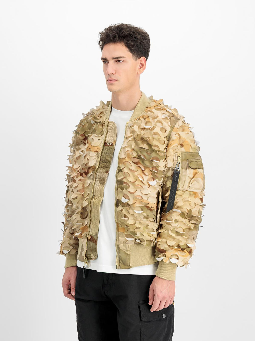 ALPHA INDUSTRIES UV MA-1 Ulcans flight jacket sentinel desert camo