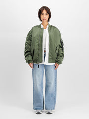 ALPHA INDUSTRIES UV MA-1 UV bomber jacket sage green