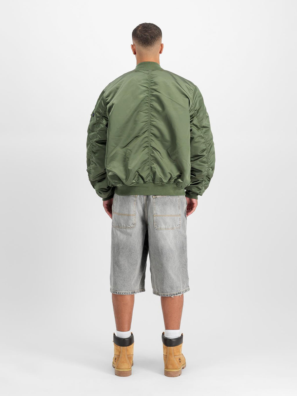 ALPHA INDUSTRIES UV MA-1 UV bomber jacket sage green
