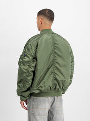 ALPHA INDUSTRIES UV MA-1 UV bomber jacket sage green