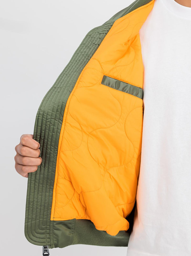 ALPHA INDUSTRIES UV MA-1 UV bomber jacket sage green