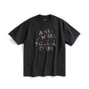 ANTI SOCIAL SOCIAL CLUB Plaid applique tee black
