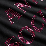 ANTI SOCIAL SOCIAL CLUB Rhinestone mind games tee black pink