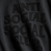 ANTI SOCIAL SOCIAL CLUB Toned down applique hoodie faded black