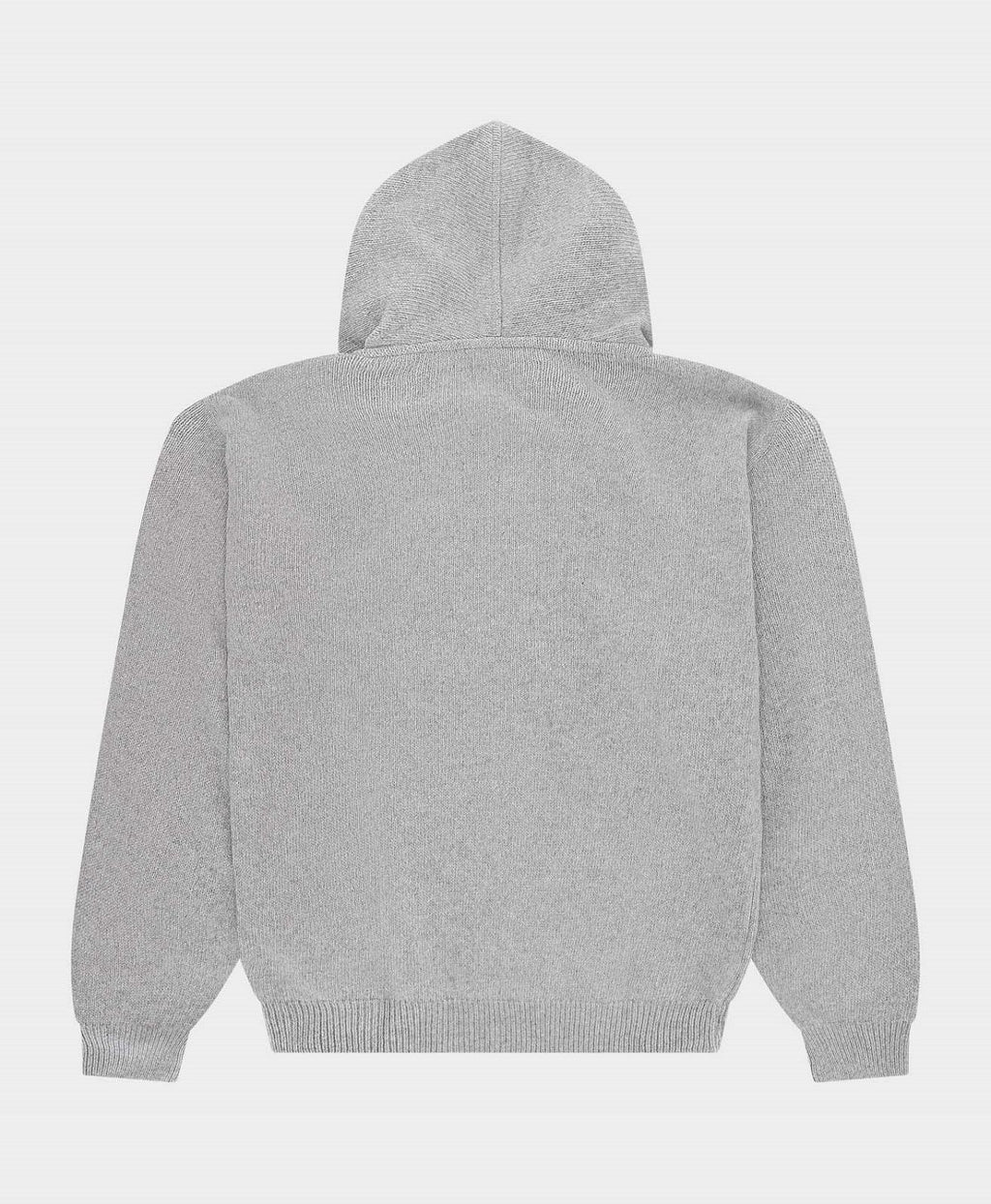 ARBOR ANTWERP Alpaca knitted hoodie melange grey