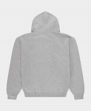 ARBOR ANTWERP Alpaca knitted hoodie melange grey